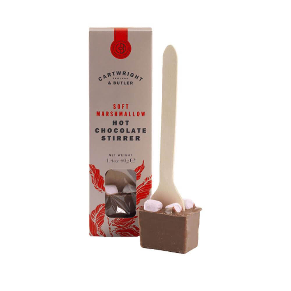 Cartwright & Butler Marshmallow Hot Chocolate Stirrer 40g